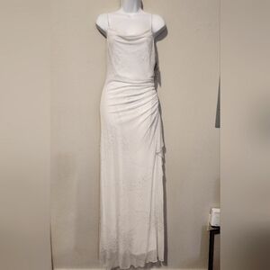 NWT Sparkly White Gown - Size M